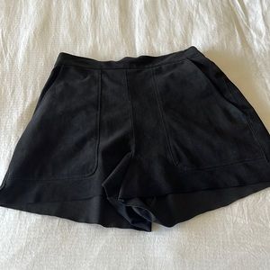 Selling Wilfred Black High Waisted Shorts (Suede with pockets)